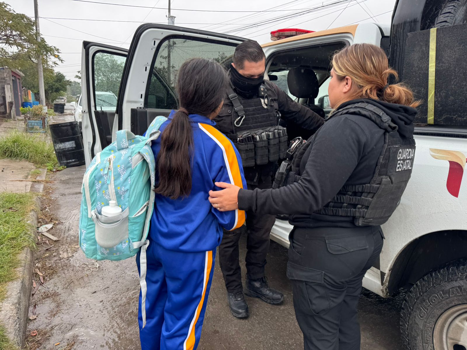 Guardia Estatal localiza a adolescente extraviada en Matamoros