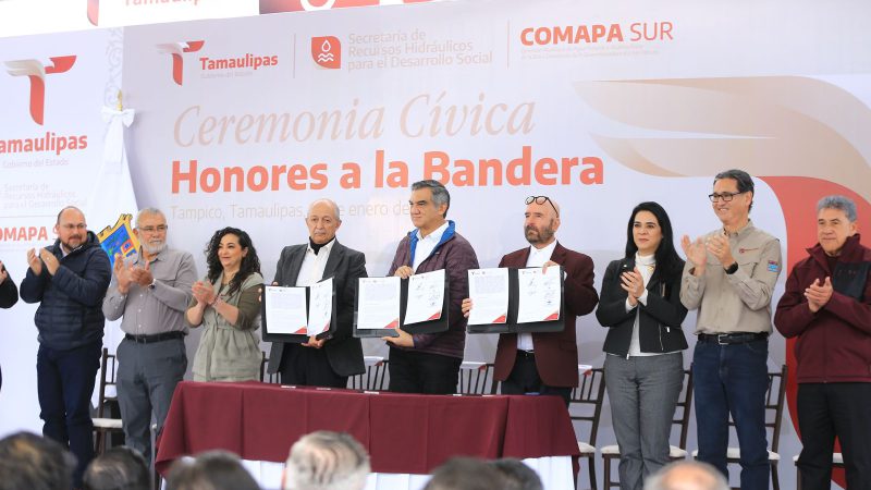 Acuerdan Estado e industriales tratar aguas residuales en el sur de Tamaulipas