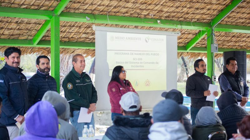 Reciben capacitación brigadas rurales de los municipios del altiplano tamaulipeco