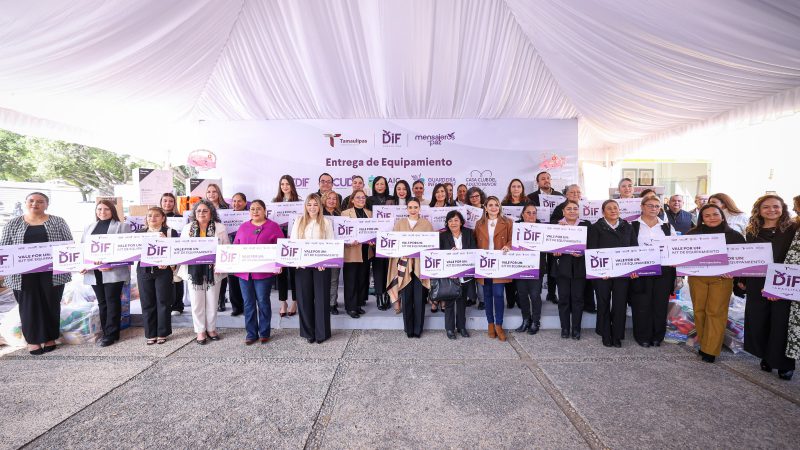 Entrega DIF Tamaulipas más de 9 mil apoyos para fortalecer la atención en los DIF municipales