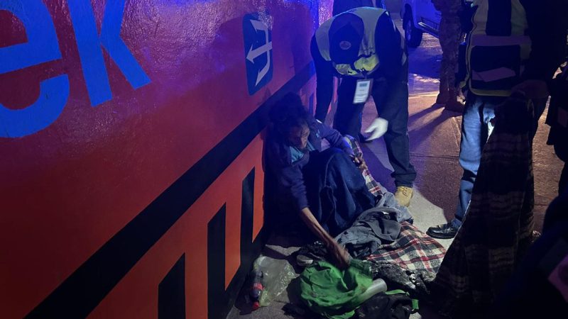 Guardia Estatal resguarda en albergue a persona en situación vulnerable