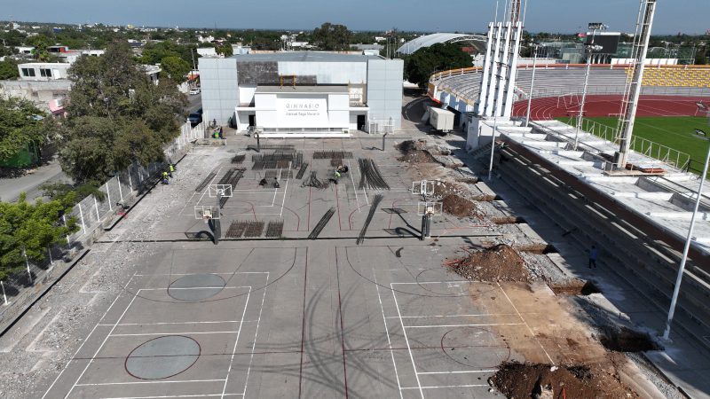 Con obra pública, se transforma la Unidad Deportiva “Adolfo Ruiz Cortines” de Ciudad Victoria