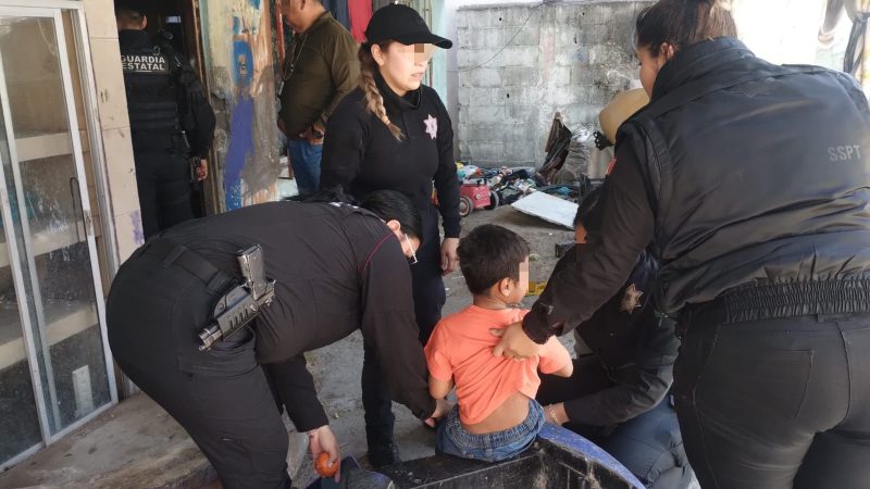 Guardia Estatal de Género atiende reporte de violencia contra menor