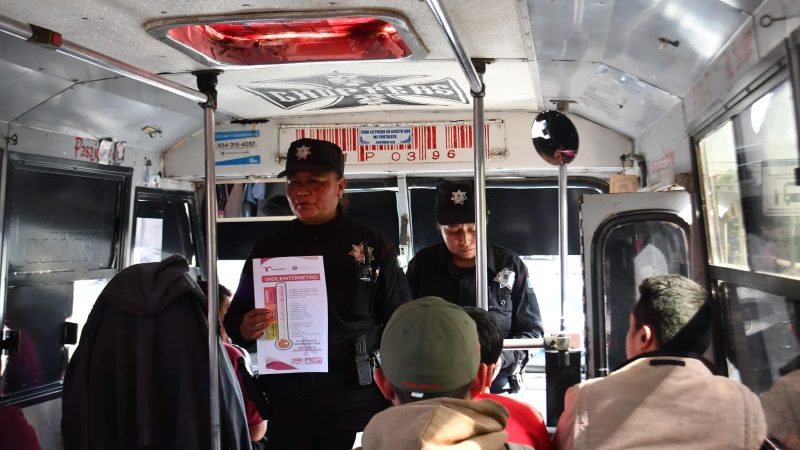 Impulsa Guardia Estatal “Ruta Segura” en transporte público de Tamaulipas