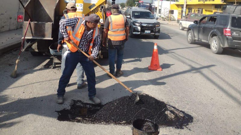 Lleva Municipio programa de bacheo a más de 130 colonias