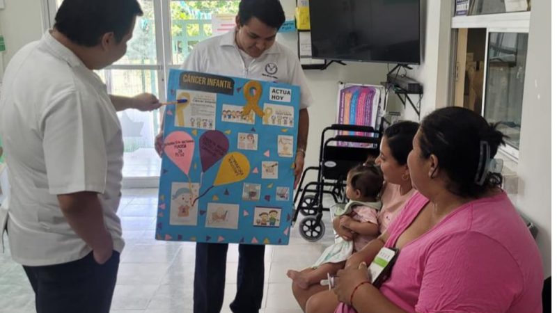 Refuerza SST acciones preventivas en el Mes de Concientización del Cáncer Infantil