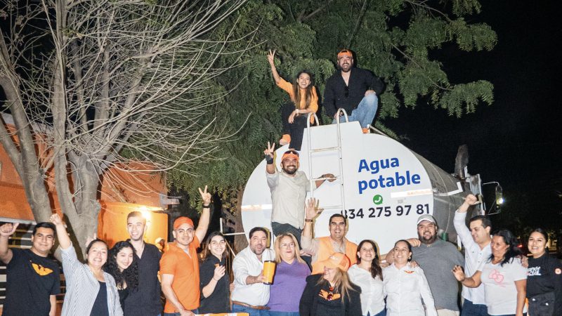 MC lleva agua a más colonias de la Capital