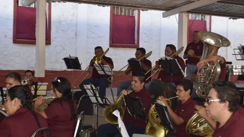 Ofrece Banda de Música del Estado de Tamaulipas por primera vez concierto al interior del CEDES Victoria