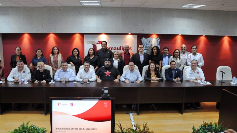 Fortalecen Secretaría de Recursos Hidráulicos y diputados locales la transformación del sector hídrico en Tamaulipas