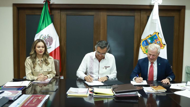 Firma Tamaulipas convenio con el NADBank para impulsar proyectos prioritarios