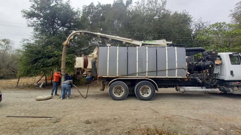 Intensifica Secretaría de Recursos Hidráulicos trabajos de saneamiento en diversos municipios de Tamaulipas