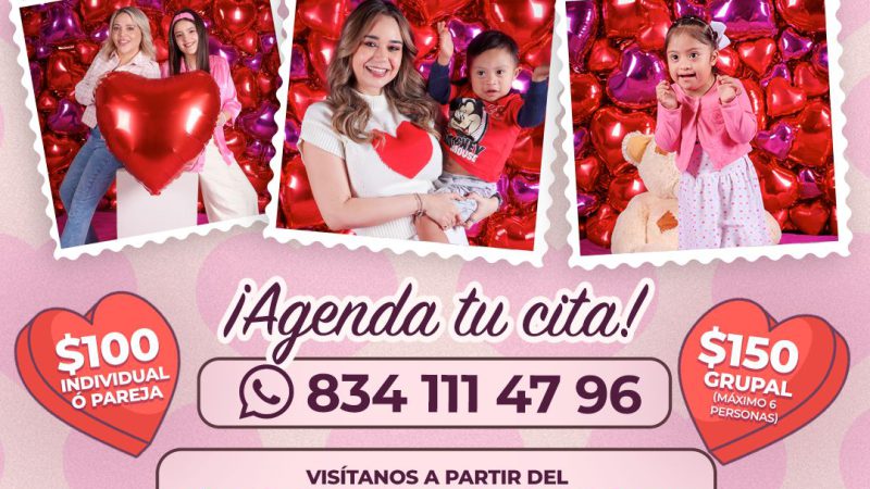 Presidenta Lucy de Gattas y el DIF Victoria convoca a sesiones fotográficas con causa.