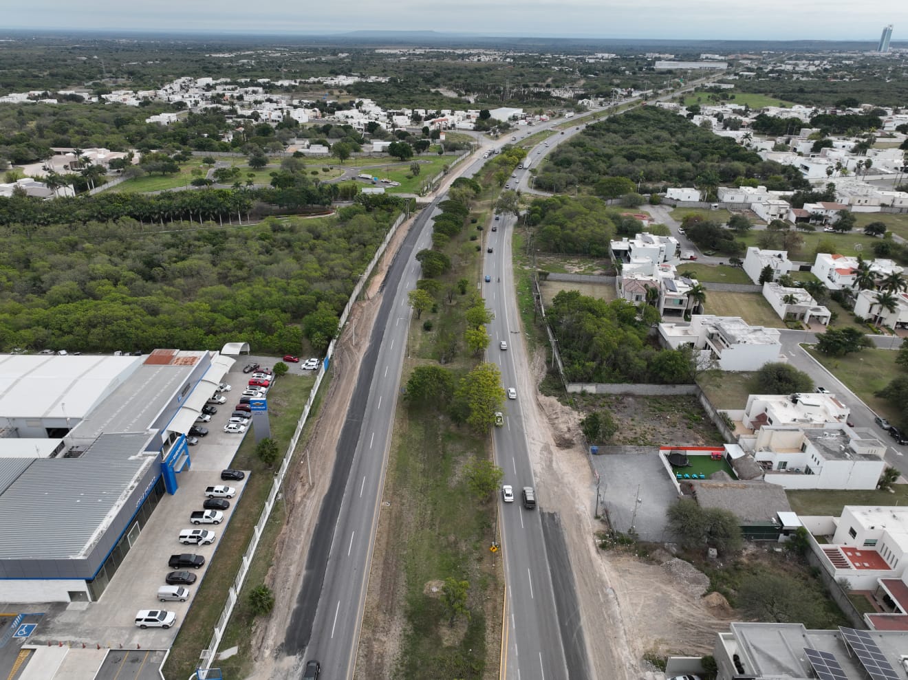 Amplían vialidades en la capital de Tamaulipas