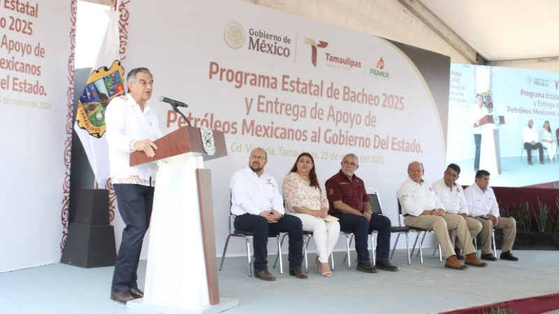 Amplía gobierno de Américo Programa Estatal de Bacheo 2025 en la capital de Tamaulipas