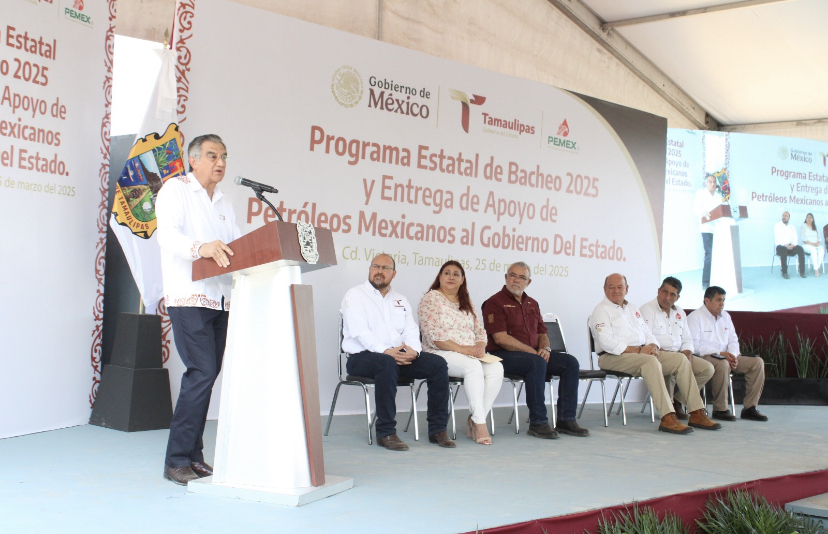 Amplía gobierno de Américo Programa Estatal de Bacheo 2025 en la capital de Tamaulipas