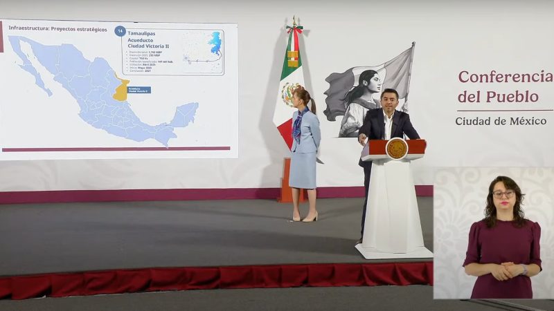 Inicia en mayo construcción de la segunda línea del acueducto de Ciudad Victoria: CONAGUA