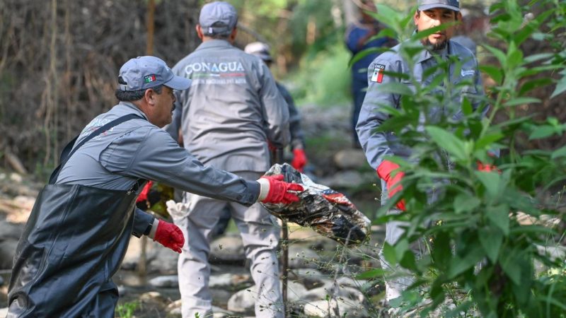Unen esfuerzos gobierno y sociedad para sanear el río San Marcos, de la Capital