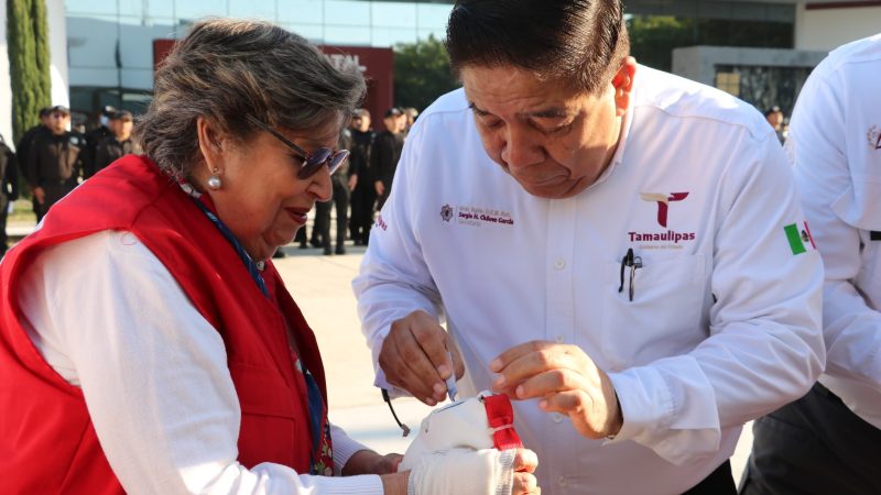 Se suma SSPT a Colecta Nacional “México Dona” de la Cruz Roja