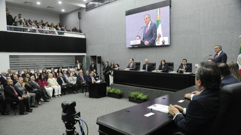Avanza con certidumbre renovación del Poder Judicial en Tamaulipas: Américo Villarreal