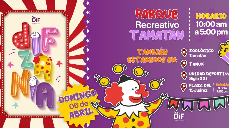Invita DIF Tamaulipas a la tercera edición de DIFzania
