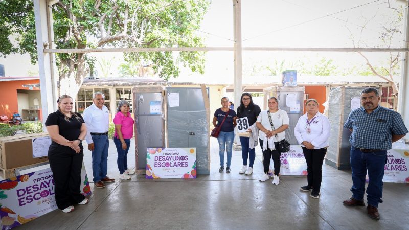 Continúa DIF Tamaulipas equipando desayunadores escolares y comedores comunitarios