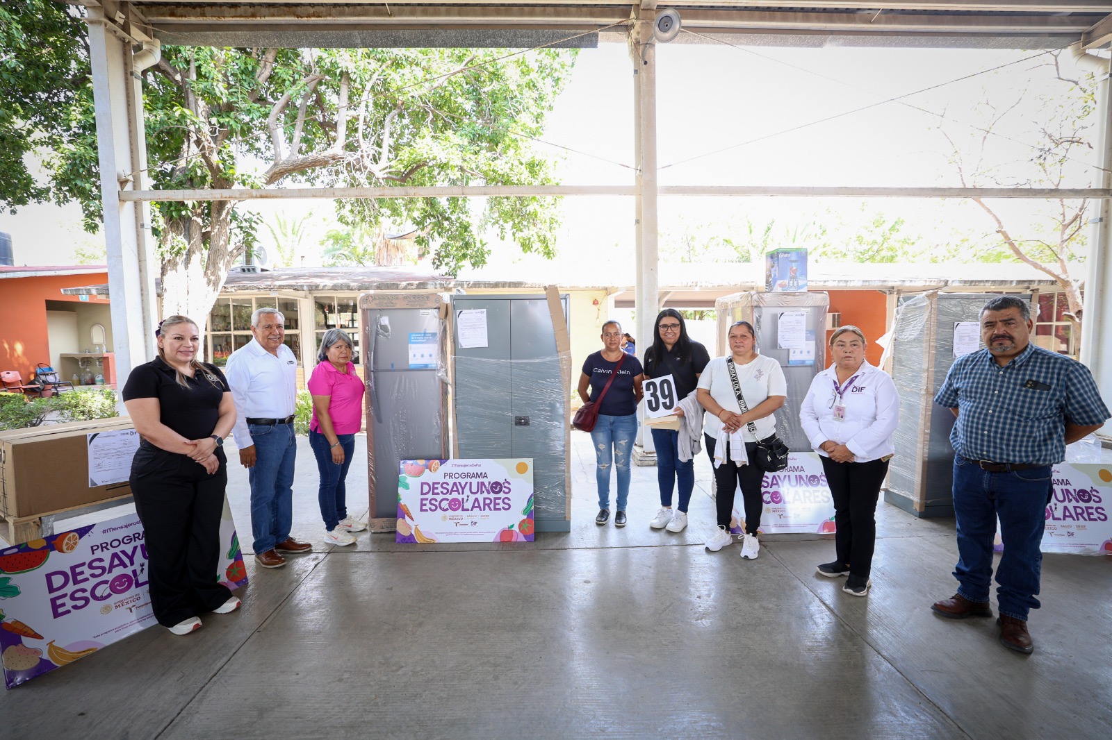 Continúa DIF Tamaulipas equipando desayunadores escolares y comedores comunitarios