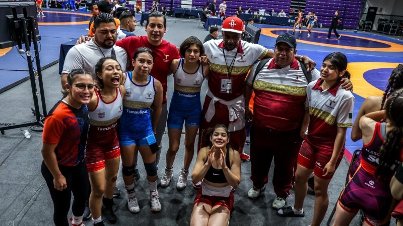 Destaca selección Tamaulipas de luchas asociadas en Macro Regional