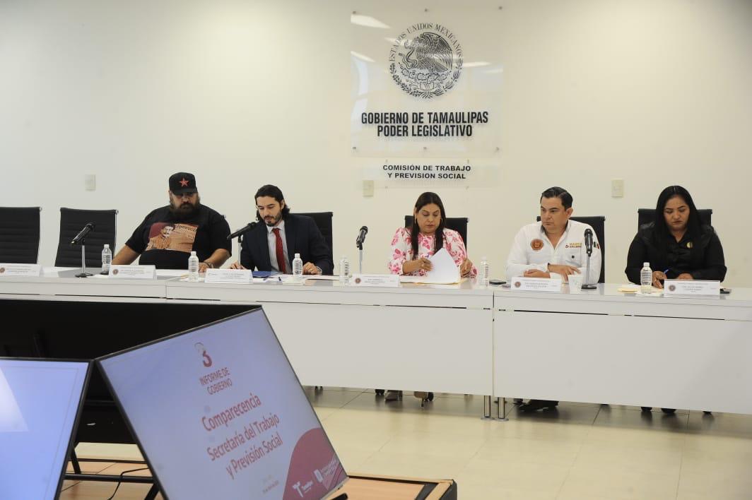 Destaca secretario del Trabajo crecimiento de empleos formales y protección de los derechos laborales en Tamaulipas durante glosa del Tercer Informe de Gobierno