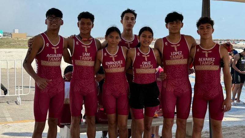 Tamaulipas brilla en el Macro Regional de Triatlón: consiguen 28 boletos a la Olimpiada Nacional