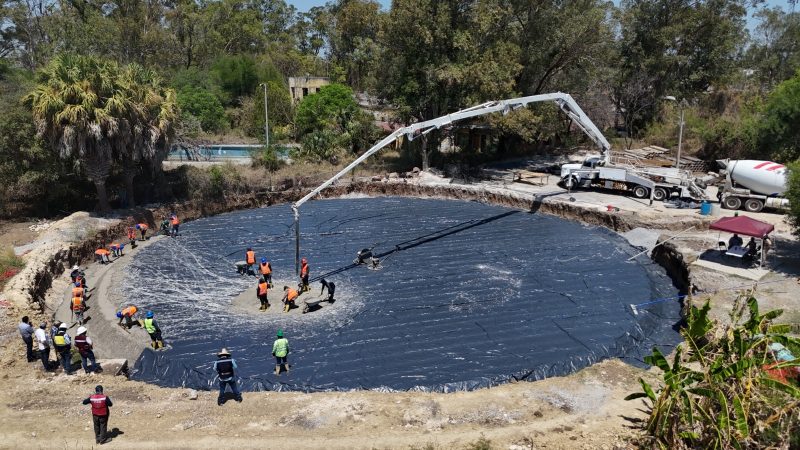 Construye Gobierno de Tamaulipas tanque de almacenamiento de agua potable en Victoria