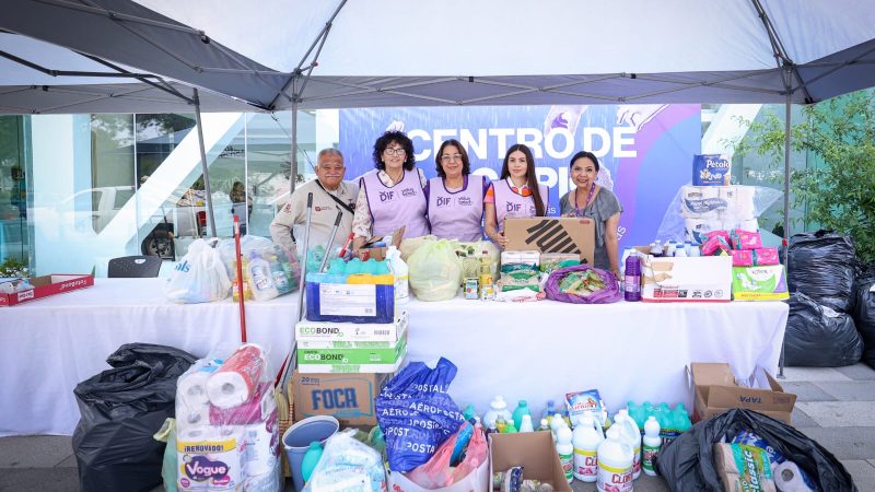 DIF Tamaulipas colecta más de 17 toneladas de ayuda para damnificados por lluvias en la frontera