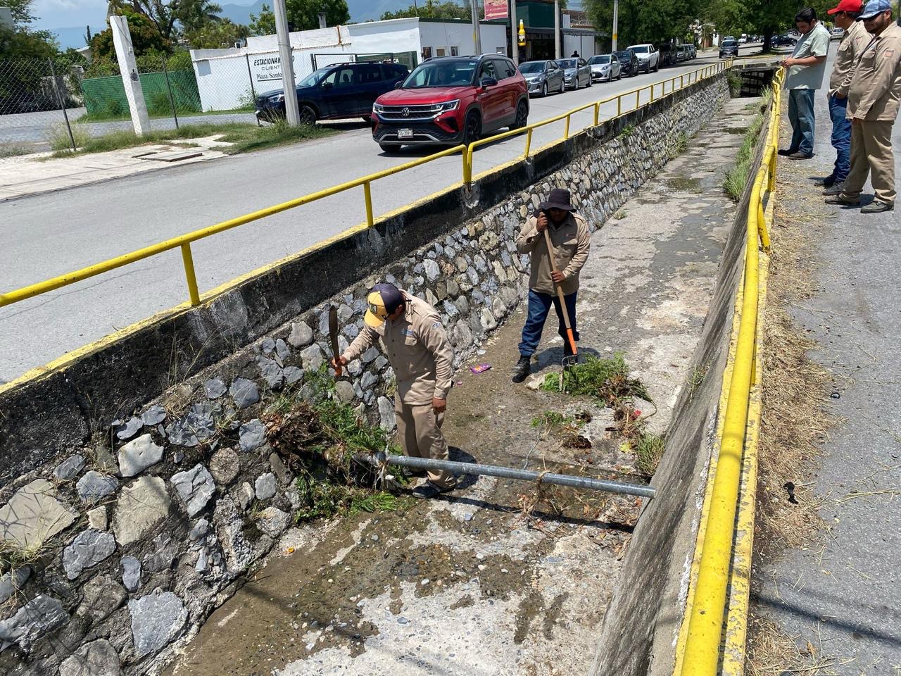 COMAPA Victoria refuerza limpieza de drenes y rejillas pluviales para prevenir taponamientos durante lluvias