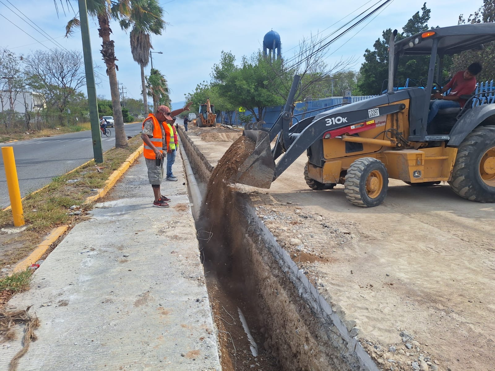 Fortalece Gobierno de Américo infraestructura hidráulica en la capital de Tamaulipas