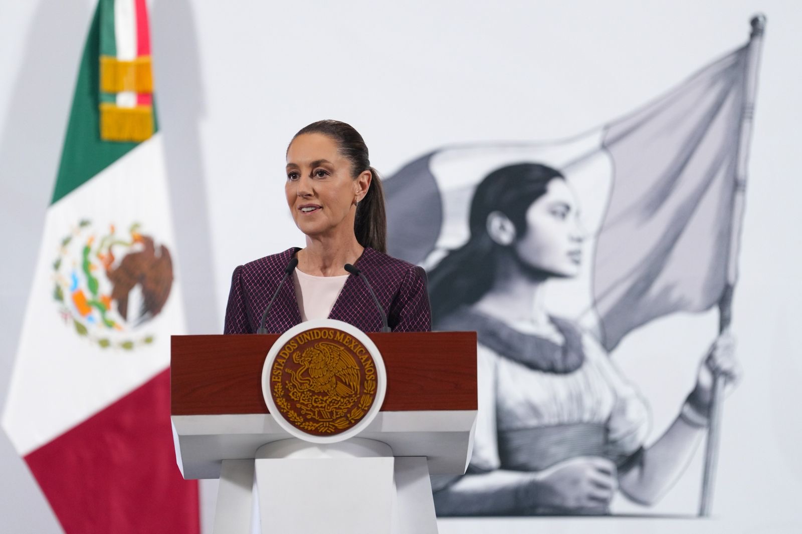 Presidenta Claudia Sheinbaum destaca que las autopartes hechas en México no pagarán aranceles de acuerdo con la CBP
