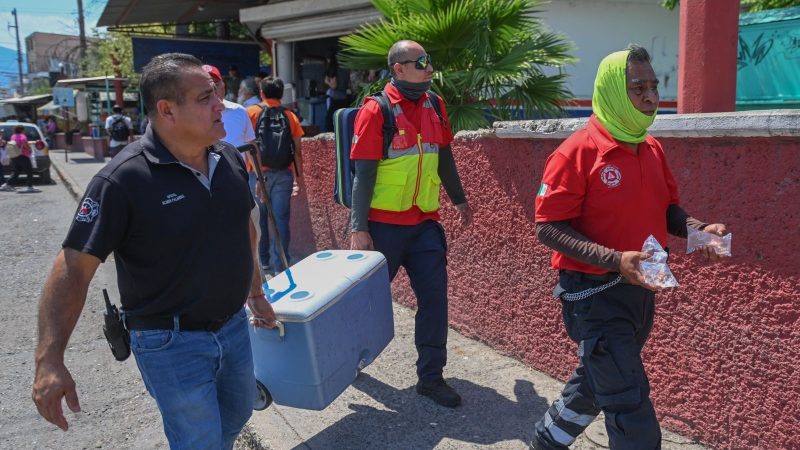 Activa Gobierno de Victoria operativo de hidratación ante ola de calor