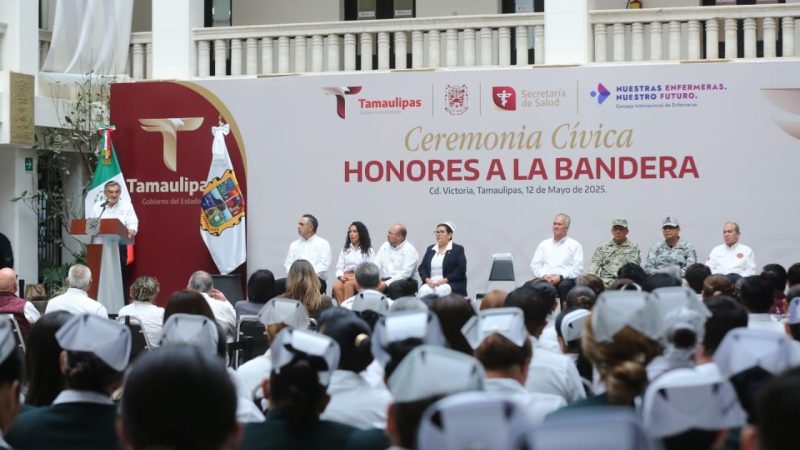 Impulsa Américo mejores condiciones laborales para personal de enfermería en Tamaulipas