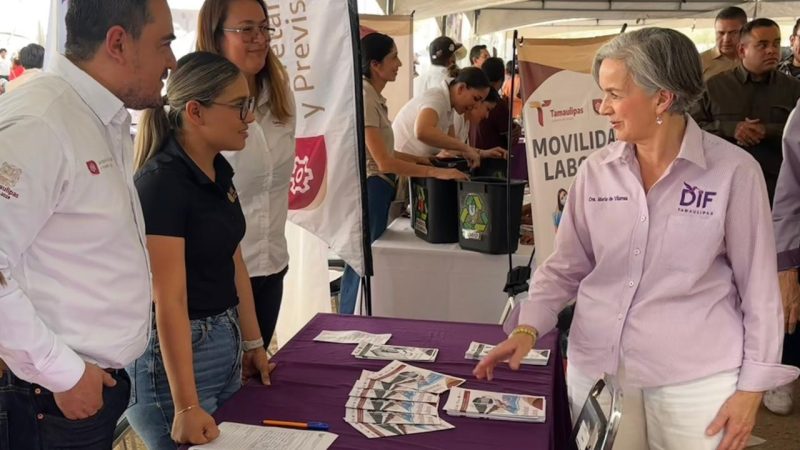 Participa STPS en jornadas asistenciales del DIF Tamaulipas, reafirmando compromiso de un gobierno humanista y cercano a la gente