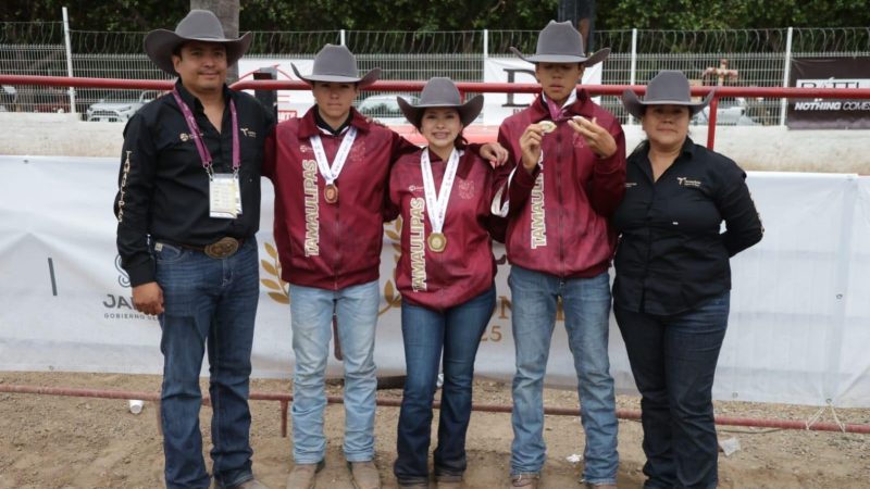 Arranca Tamaulipas con fuerza en el rodeo: tres oros y un bronce en Olimpiada Nacional CONADE 2025