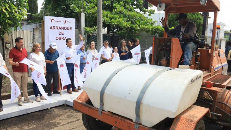 Dan banderazo de arranque a programa de 108 obras en Victoria