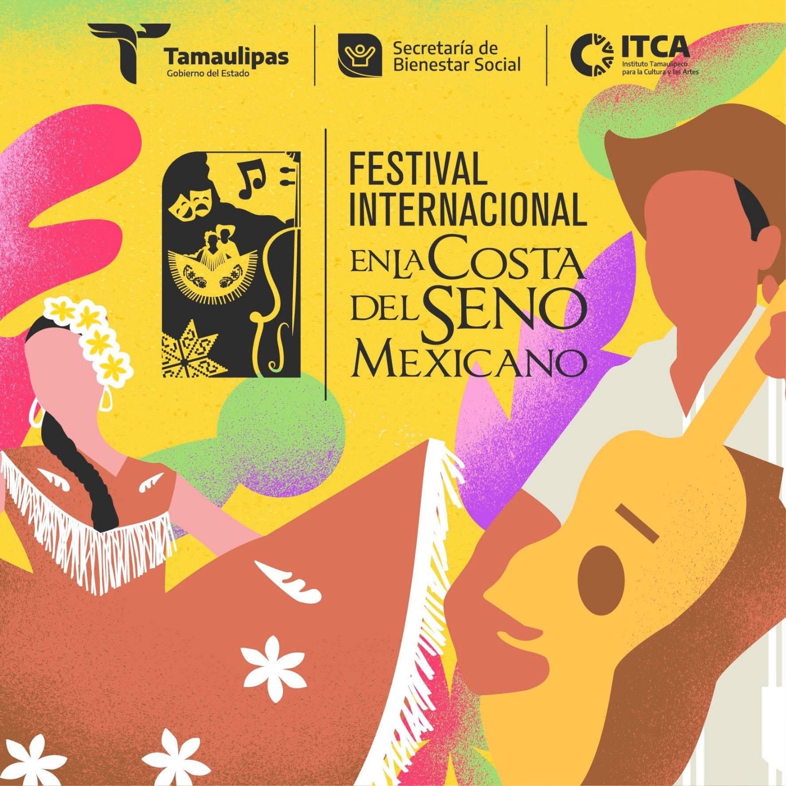 Abren convocatoria para artistas y grupos tamaulipecos que deseen postularse al Festival Internacional en la Costa del Seno Mexicano 2025
