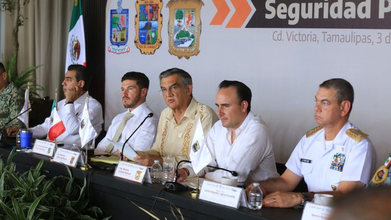 Acuerdan Tamaulipas, Nuevo León y Coahuila reforzar seguridad fronteriza e interestatal