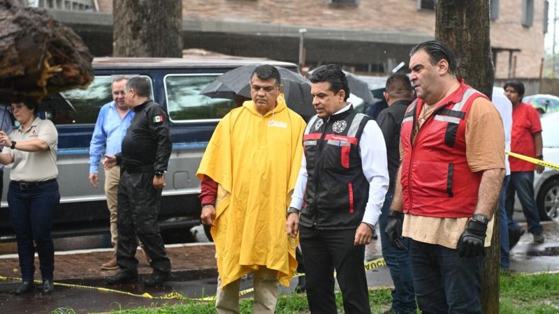 Atiende alcalde daños por intensas lluvias en Victoria