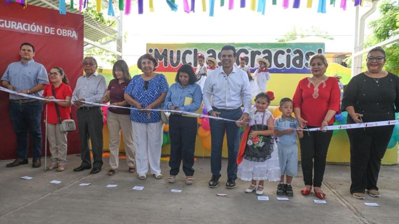 En beneficio de 172 alumnos, entrega Municipio obra educativa