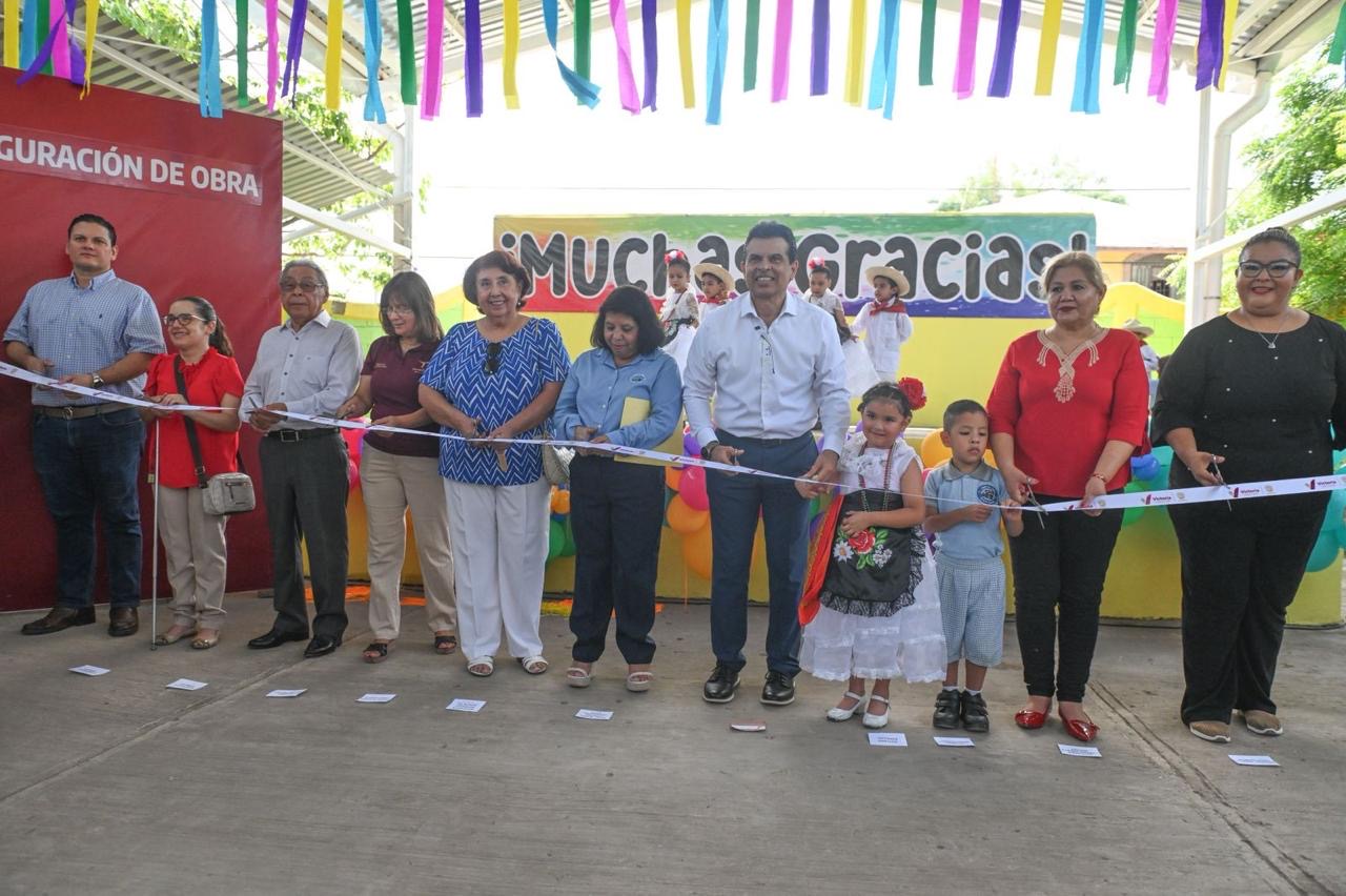 En beneficio de 172 alumnos, entrega Municipio obra educativa