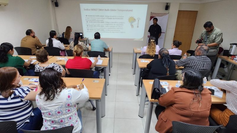 Capacita STPS a empresarios de Victoria sobre Ley Silla y golpe de calor en los centros de trabajo