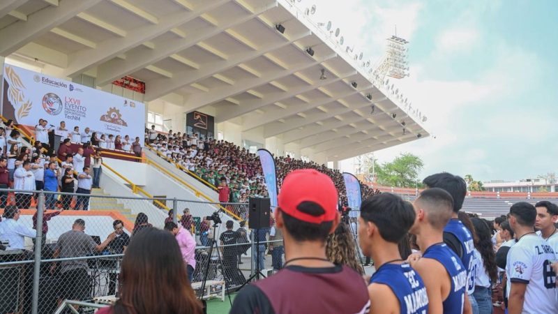 Recibe la Capital de Tamaulipas a jóvenes deportistas de tecnológicos de México
