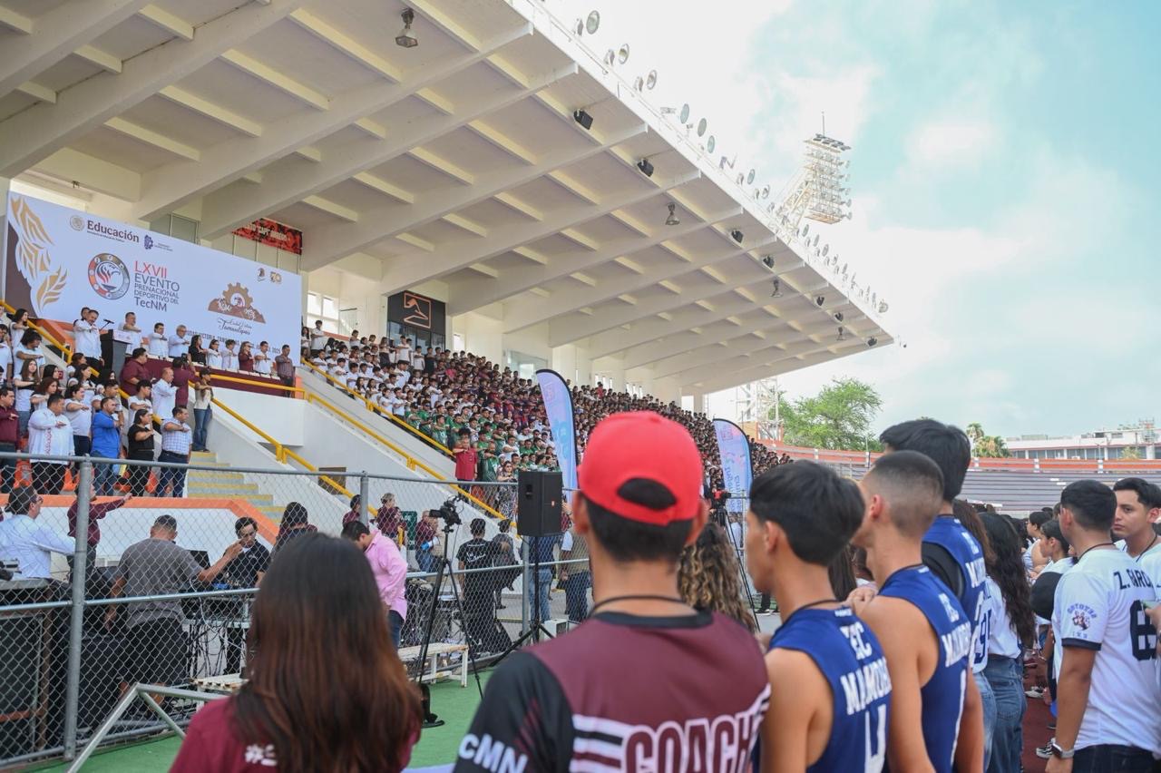 Recibe la Capital de Tamaulipas a jóvenes deportistas de tecnológicos de México