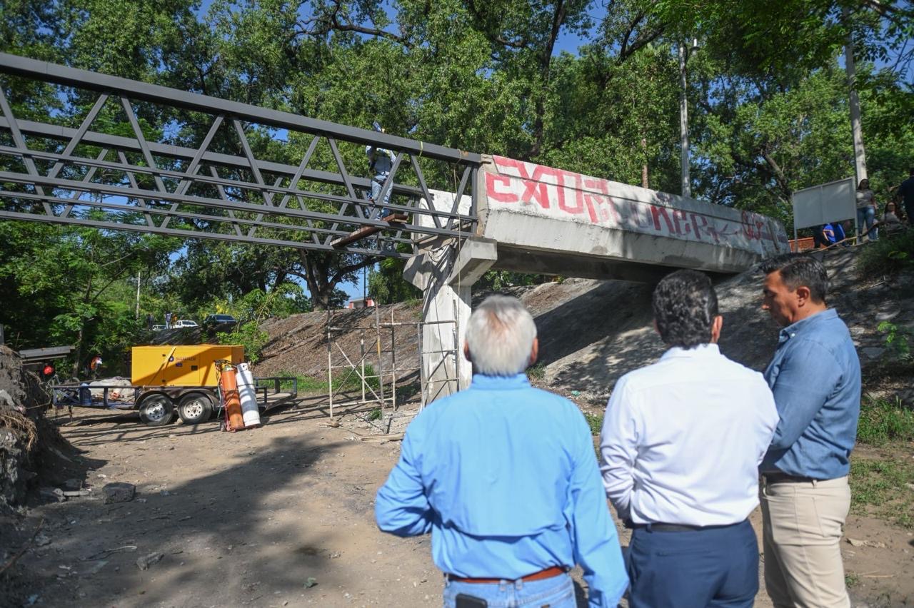 Puente peatonal del 13 Praxedis Balboa será más seguro