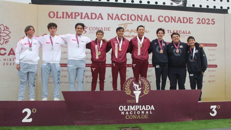 Suma Tamaulipas 16 medallas en la Olimpiada Nacional CONADE 2025