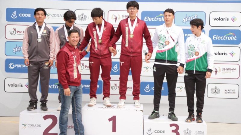 Buena cosecha de medallas para Tamaulipas en frontón durante la Olimpiada Nacional CONADE 2025